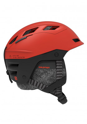Salomon QST CHARGE Red Orange downhill helmet
